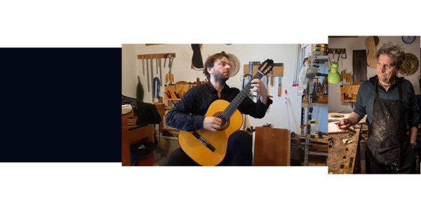 当今最伟大的古典吉他演奏家之一-Marcin Dylla 几天前在制作室弹奏一把 Luciano Lovadina吉他。